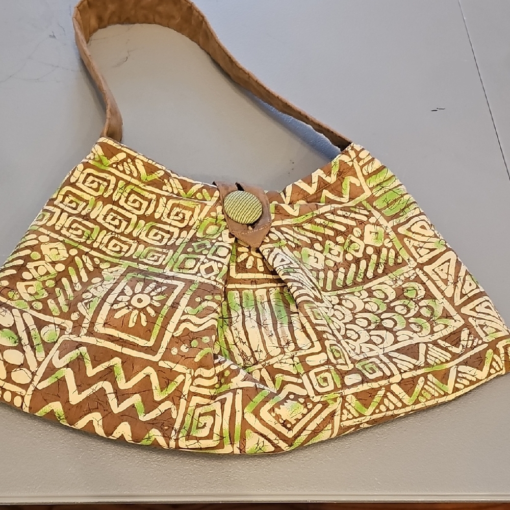 Boho Chic Patterned Shoulder Bag - image 7